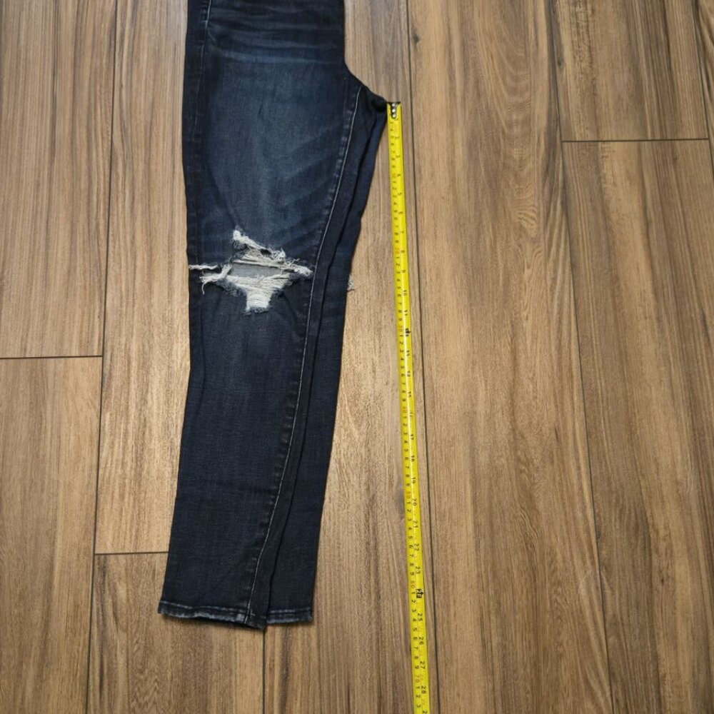 American Eagle Outfitters Dark Blue High Rise Jeans - Picture 10 of 10